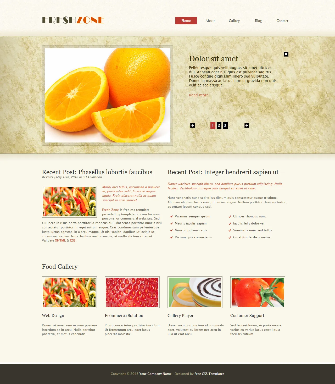 餐饮行业食品网站