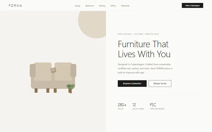 FORMA 北欧家居家具模板