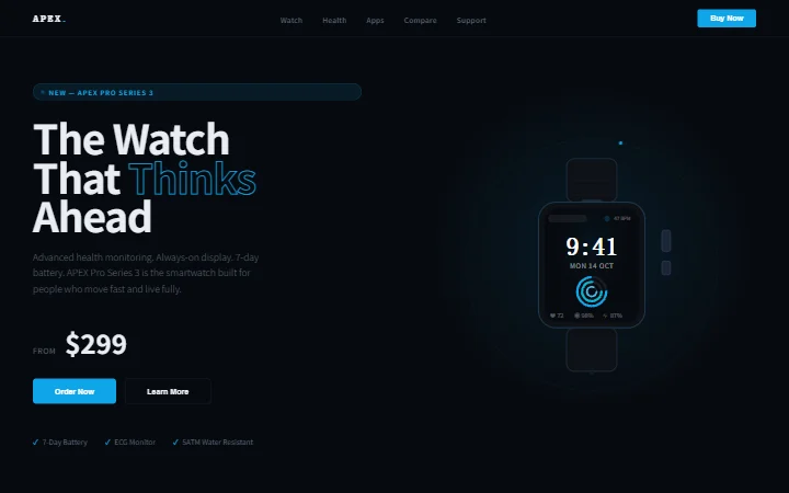 APEX 智能手表模板