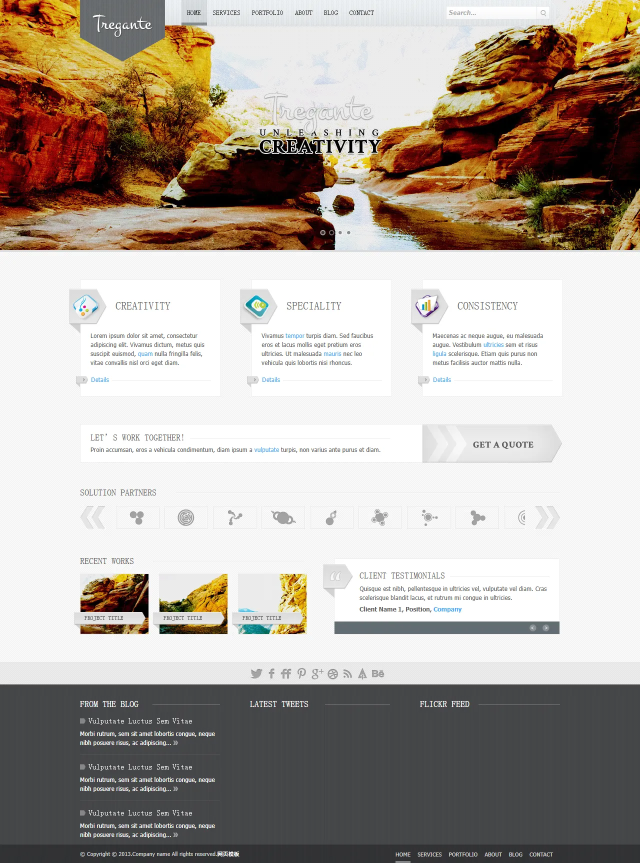 网站设计创意服务