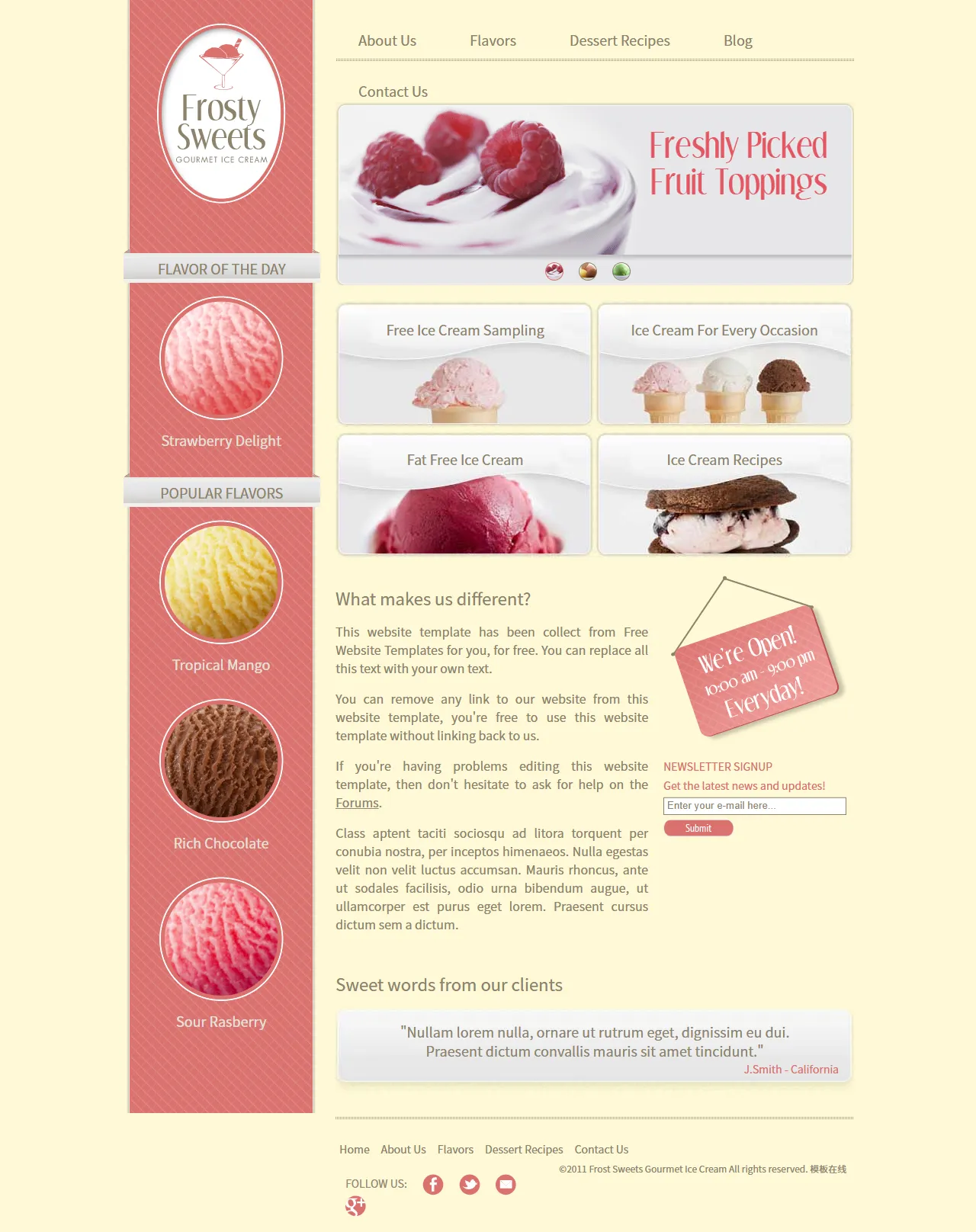 冰淇淋店甜品店