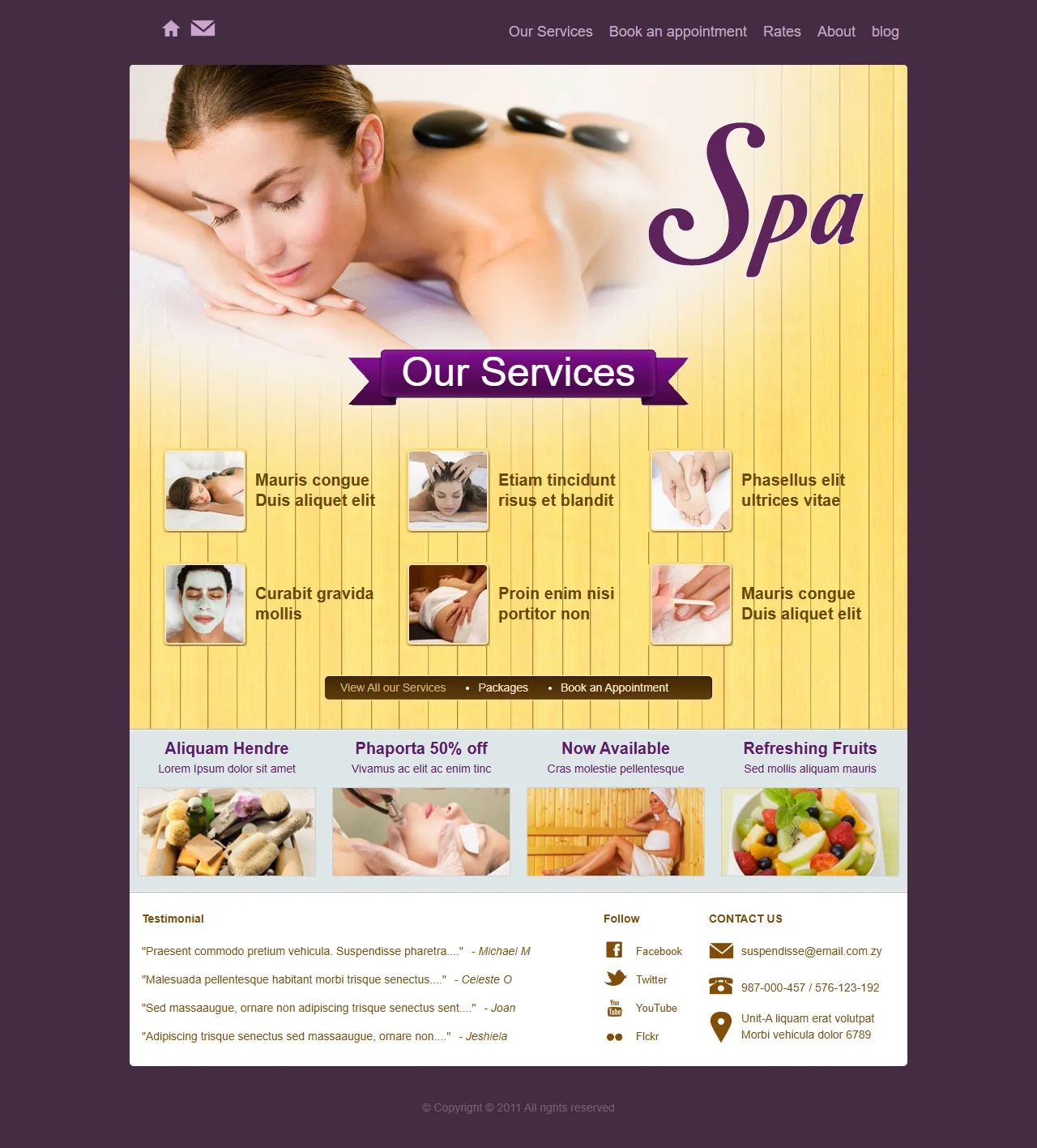 美容护理SPA养生