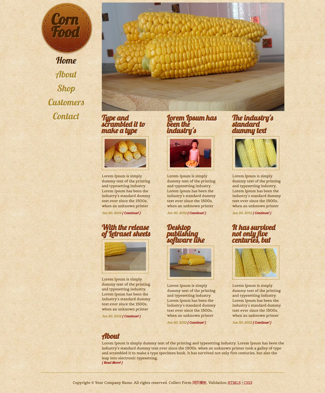 玉米食品食品行业