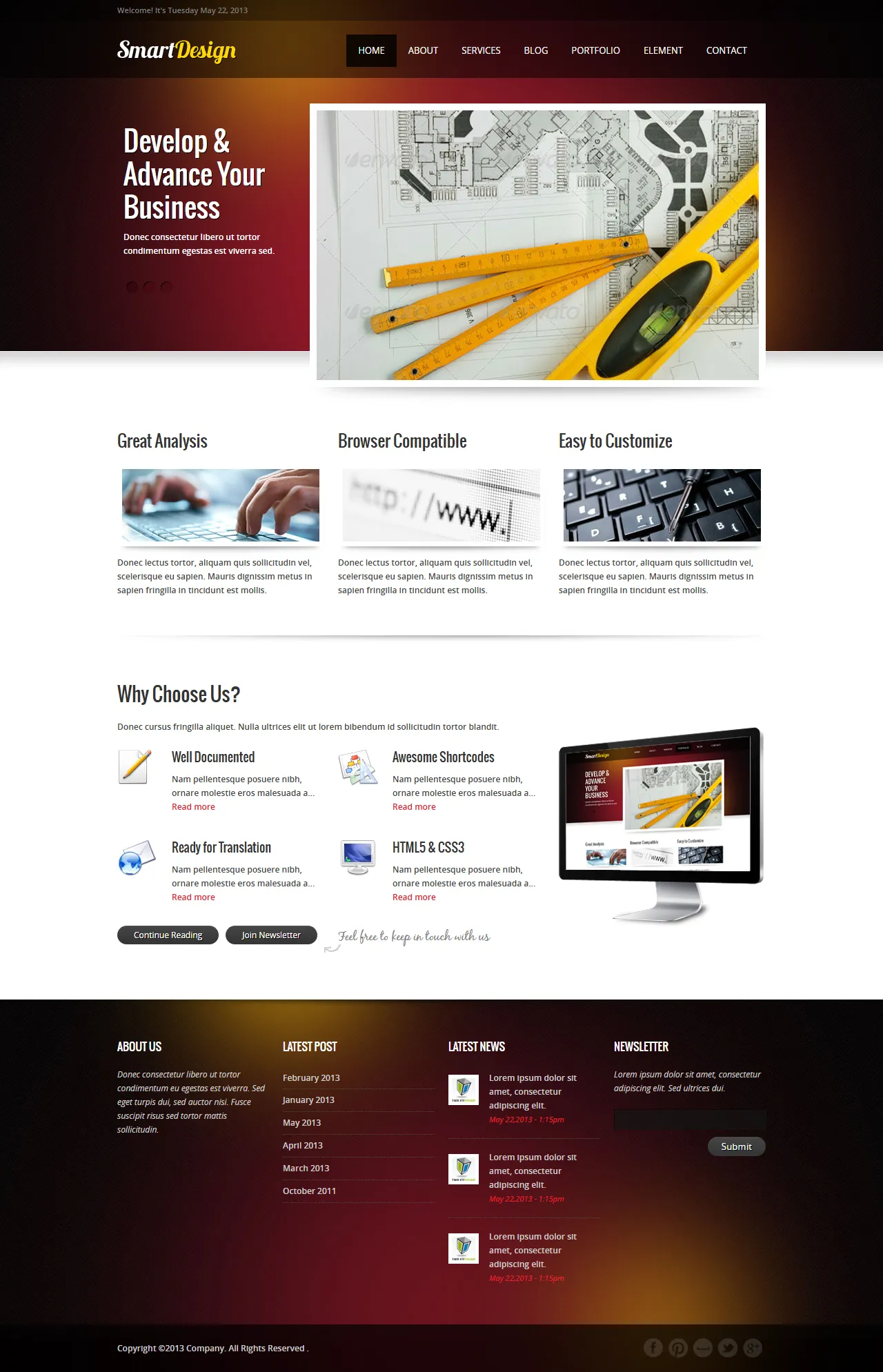 SmartDesign智能设计公司模板