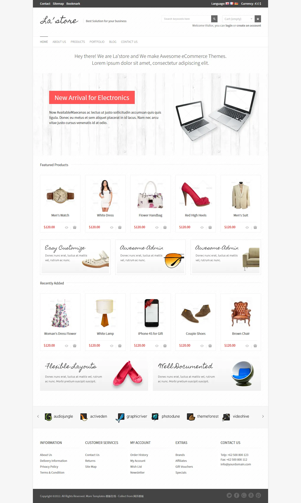 Lastore在线电商商城模板