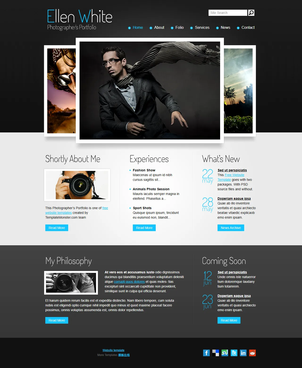 响应式企业通用官网模板