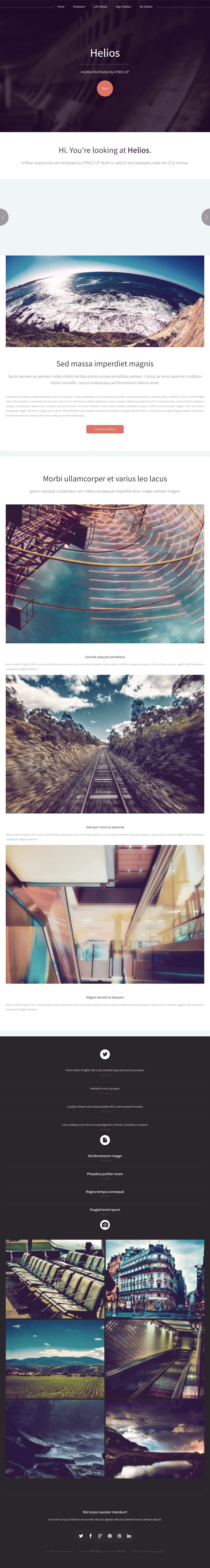 Helios通用HTML5响应式模板