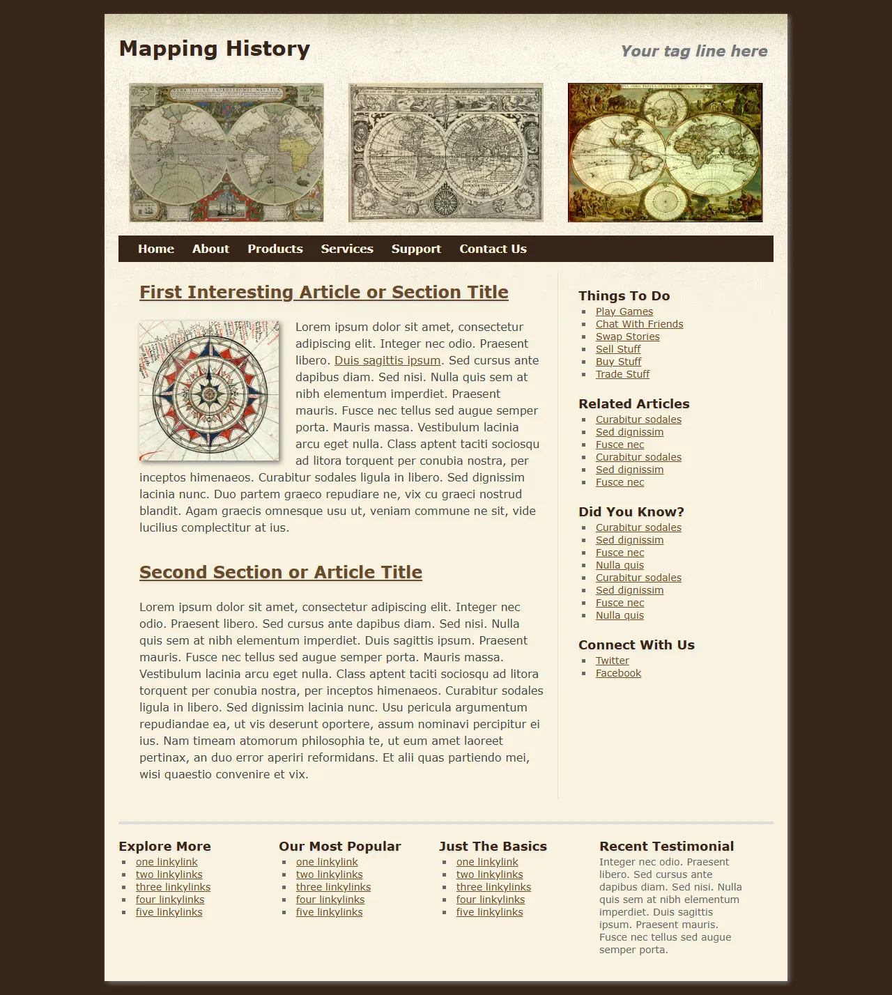 MappingHistory历史地图响应式模板