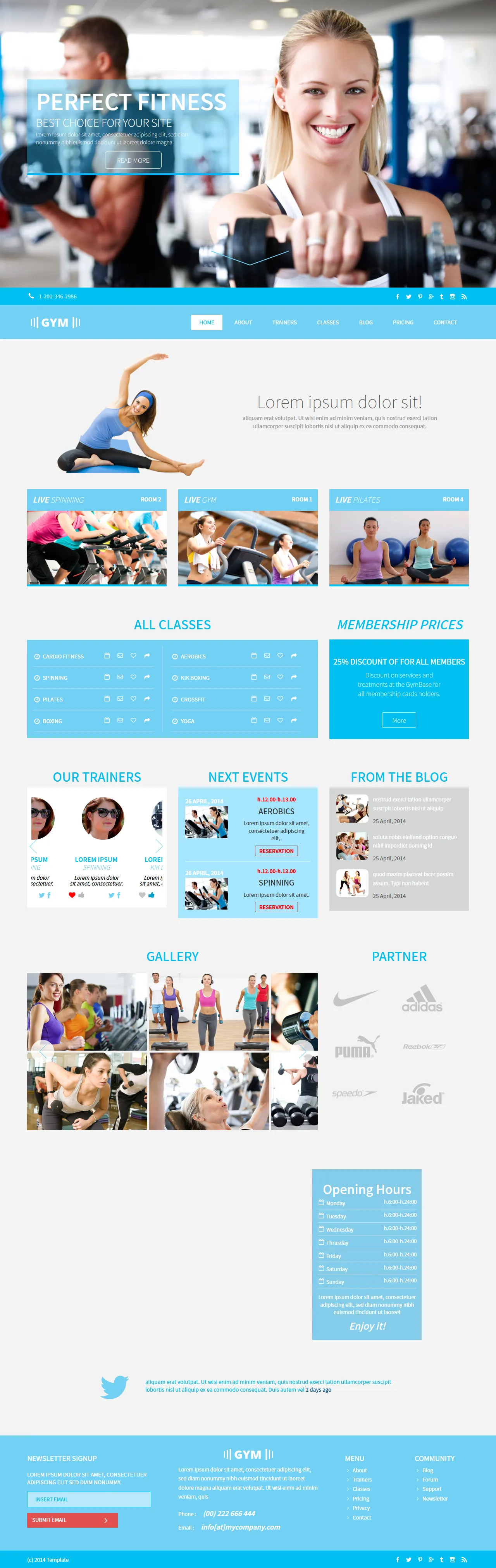 通用响应式网站模板