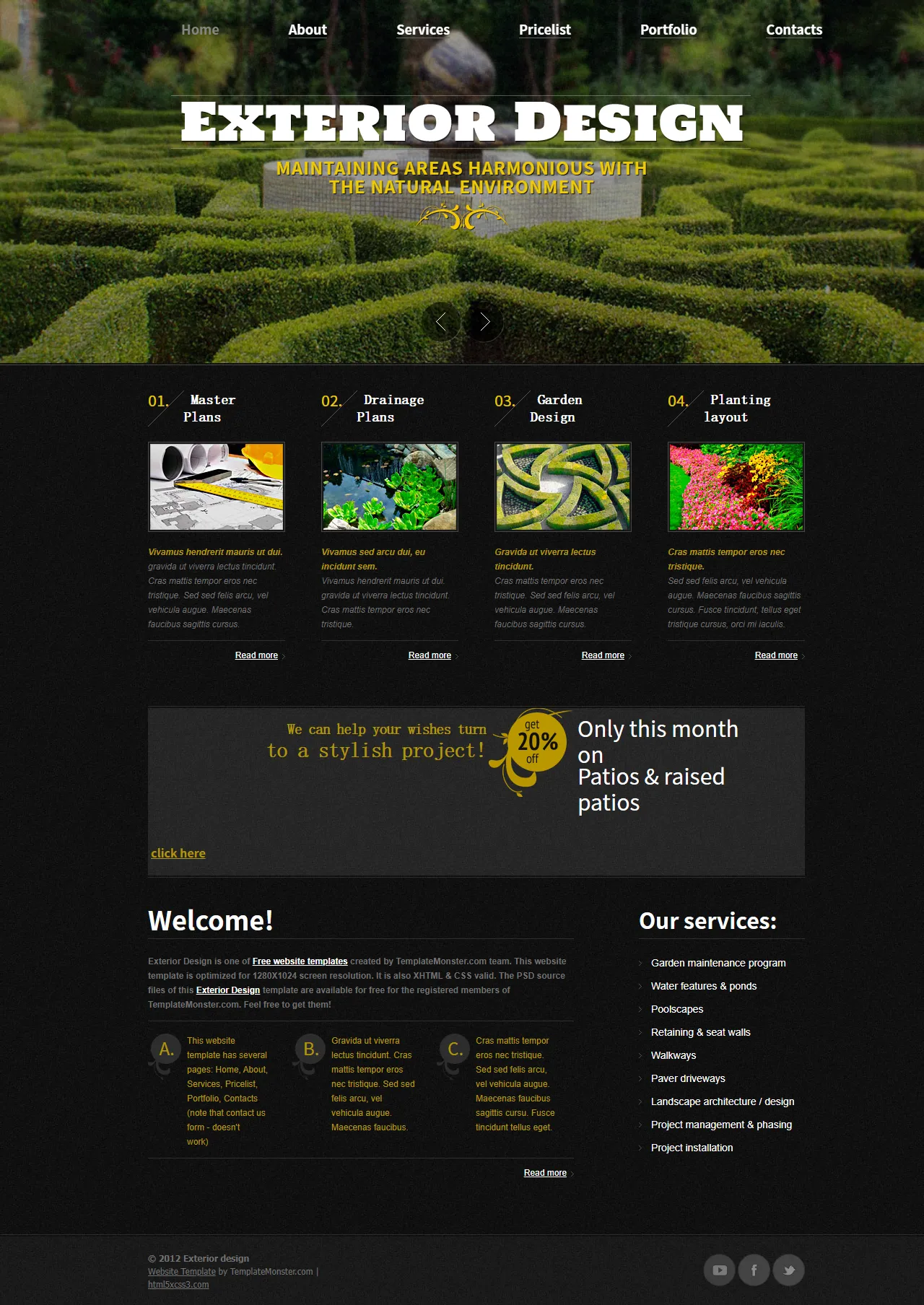 通用响应式网站模板