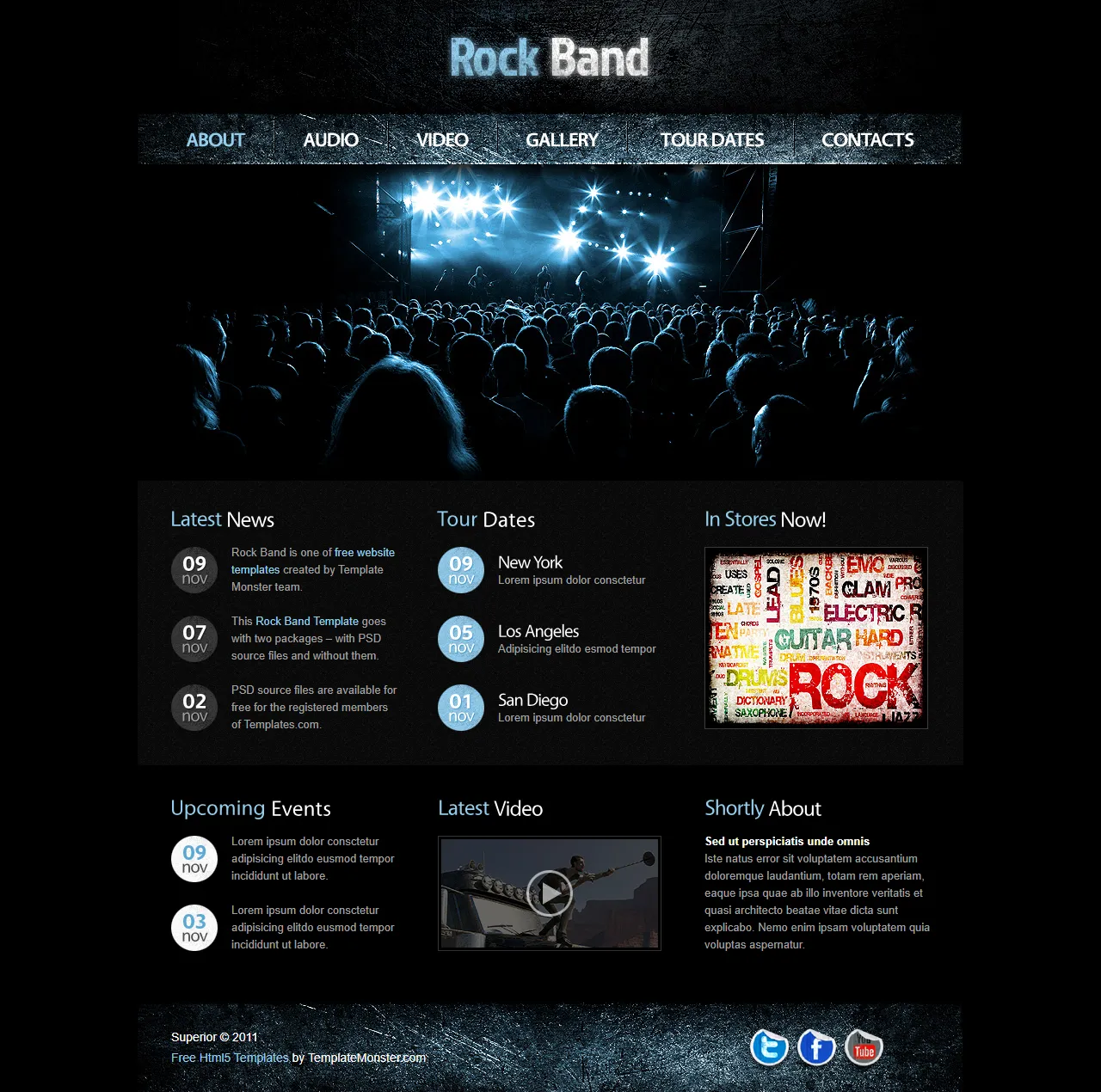 通用响应式HTML5模板