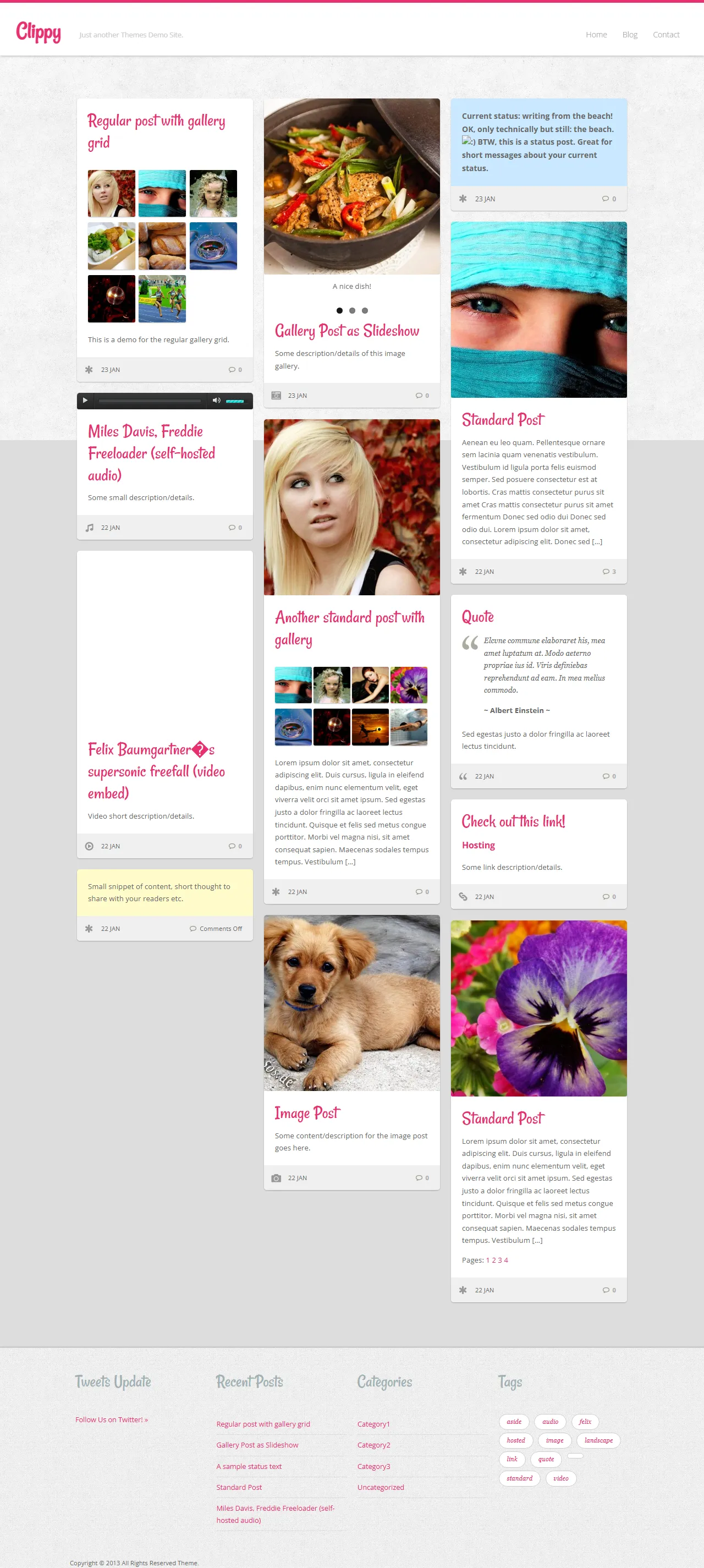 通用响应式HTML5网站模板